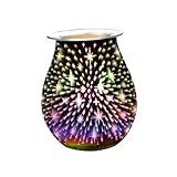 Lampe à parfum 3d : matériau en verre, facile à nettoyer, lampe