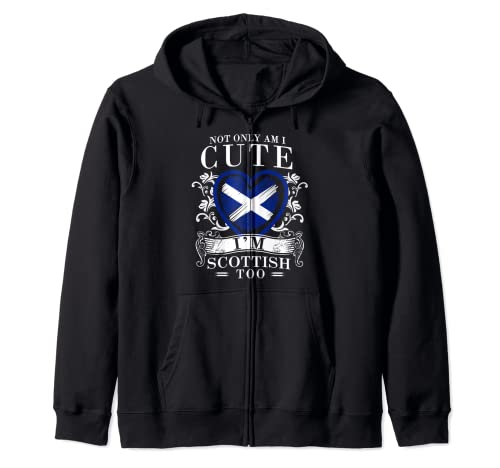 T-shirt « Cute And Scottish I Heart Scotland » Sweat à Capuche