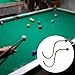 Menolana 2 Pieces Snooker Billiard Table Board Cue Hooks Bridge Rod Pool Hook Holder Hanging Sturdy, Billiards Table Hooks, for Indoor, Style C