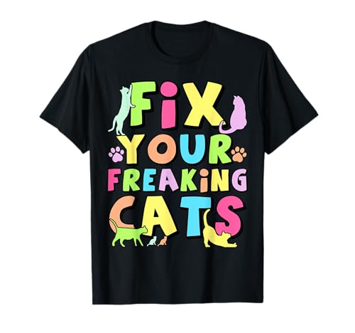 Fix Your Cats Spay & Neuter Feline Rescue T-Shirt
