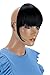 PRETTYSHOP Fringe Bangs Clip in Extension Hair Piece Heat-Resisting Synthetic Fiber jet balck #1 HF10-2