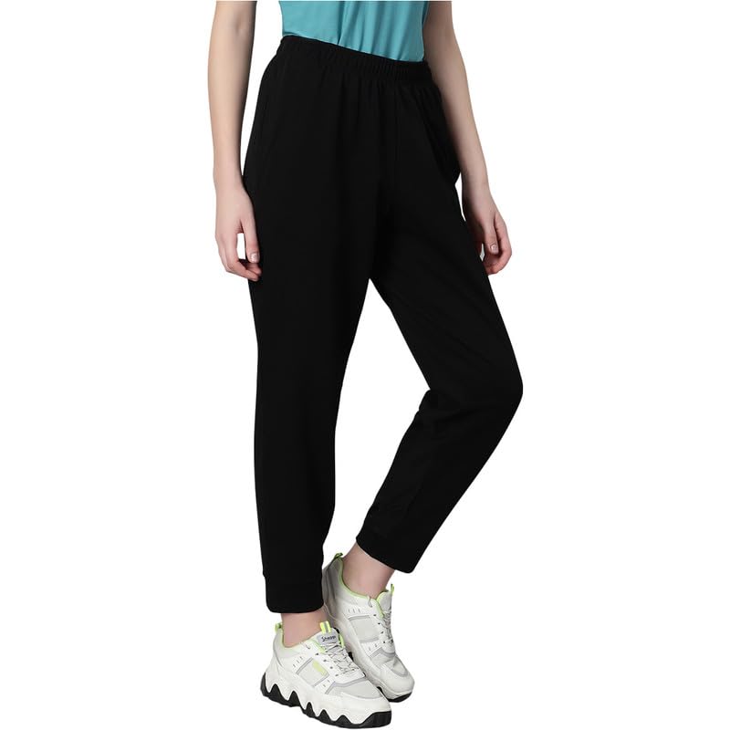 Image of omtex Comfy Womens Trouser with Pockets, Lightweight Quick Dry Athletic Workout Soft Pants for Gym, Yoga, Running