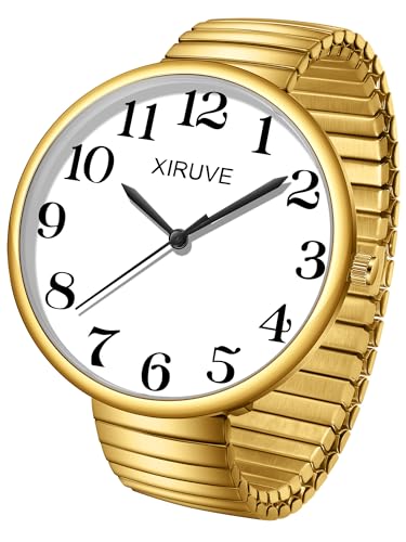 XIRUVE Facile à Lire Super Grand Cadran Chiffres Arabes...