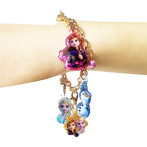 Luv Her Frozen 2 Girls Add-A-Charm Bracelet Box Set With 1 Bracelet And 5 Charms - Ages 3+ #TOP2