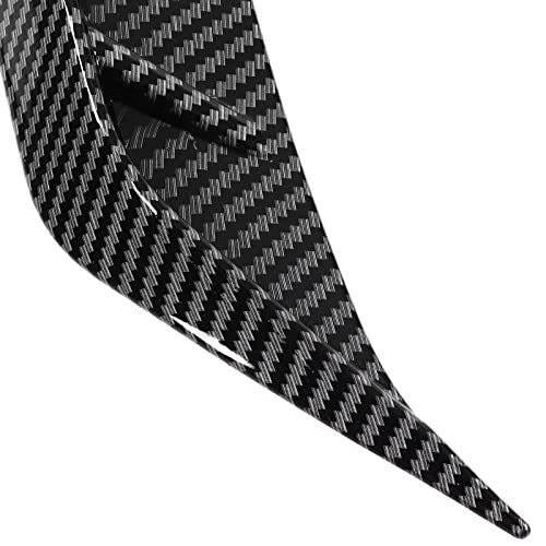 Pálpebras de luz traseira, à prova de ferrugem, estilo fibra de carbono, sobrancelhas laterais, univ