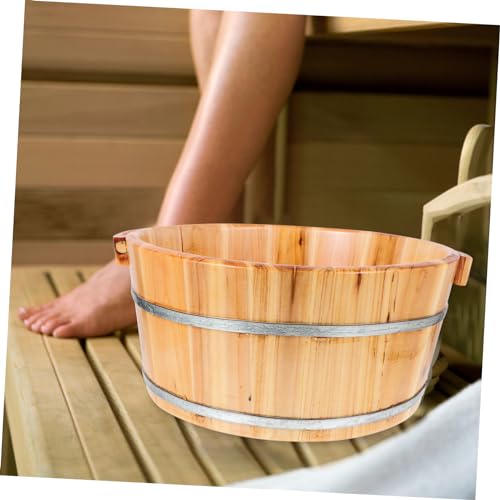 Cubeta de Madera para Spa de Pies Uso Doméstico y Exterior miniatura 3