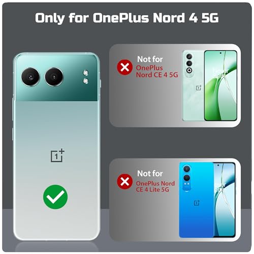 Image of Mr. Case Back Cover Case for OnePlus Nord 4 5G | HybridShield Transparent Glass Back | Camera Protection - Black Bumper & Transparent Back