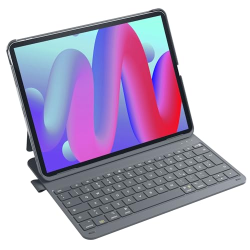 Inateck Tastatur Hülle Kompatibel mit Air 13 Zoll (M3/M2,2025/2024), Ultraleichte Tastatur Hülle für ipad Pro 12.9 Zoll ...