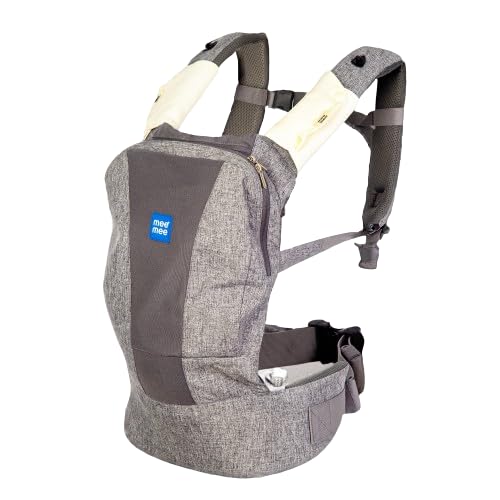 Mee Mee Comfy New Born Baby Carrier With 4 Baby carrying Modes Lightweight & Adjustable | Neck Support Baby Sling Carrier with Padded waist Support and shoulder support straps | safety buckle And Detachable Hip Seat for 0 to 2 Years (Grey)-image-14