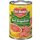 Del Monte Red Grapefruit Sections in Light Syrup (Pack of 3) 15 oz Cans