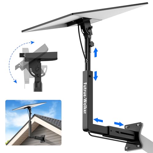 futrue-wolker Starlink Halterung für Gen 3,Verstellbare Starlink Gen 3 Halterung Wandhalterung mit Gen 3 Rohradapter für Gen 3 Starlink Internet Kit Satellit