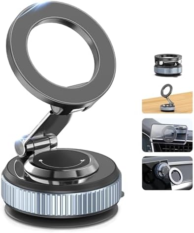 Gahenwo Suporte magnético a vácuo para telefone para carro, supor...