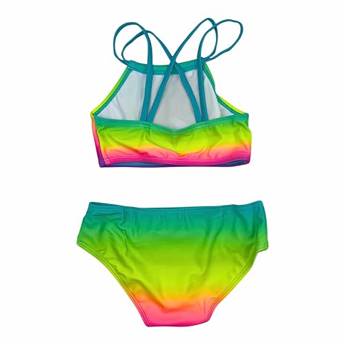 Image of Girls' 2-Piece Tankini Swimsuit Cute Beach Swimwear Summer Bathing Suits for 4-16 Years Girls