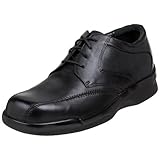 Ambulator by Apex Men's B2050M Bio Stitch Oxford, Black, 9 M