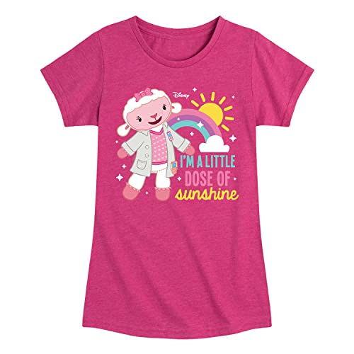 Disney - Doc McStuffins - Little Dose of Sunshine - Toddler and Youth Girls Short Sleeve Graphic T-Shirt