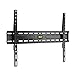 goobay Fixed TV Wall Mount 37 to 86 Inches (94-219 cm) Extra Flat Wall Mount (2.7 cm Distance) with Integrated Spirit Level - TV Bracket up to 45 kg, Compatible with Vesa 600 x 400 Black - 79757