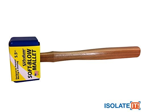 Sorbothane Soft-Blow Mallet for Furniture Construction and Woodworking (Small - 5.5oz) - Thumbnail 3