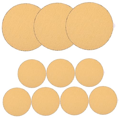 HAWILLOSCH 6 Inch Sandpaper Block 80 Grit Paper Round Discs for Angle Grinder Adhesive Sanding Pads
