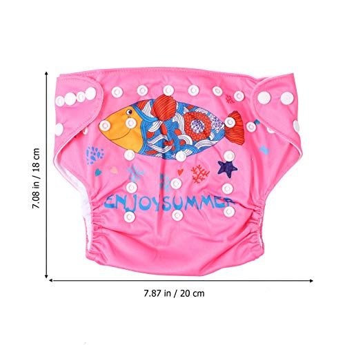 Toyvian Fraldas de Bolso de Pano Do Bebê Ajustável Lavável Ajustável Reutilizável Fralda Do Bebê par