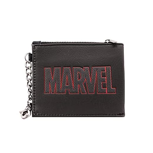 KARACTERMANIA 2295, Marvel Universe Monedero Tarjetero Unisex Adulto, Negro, Talla Única Paquete De 5