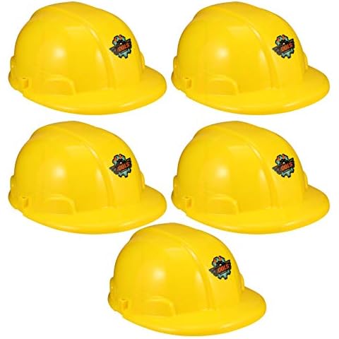 TOYANDONA 5pcs Kids Construction Party Hats Cover