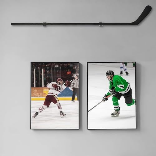 Support mural pour crosse de hockey horizontal sans rayures - 2