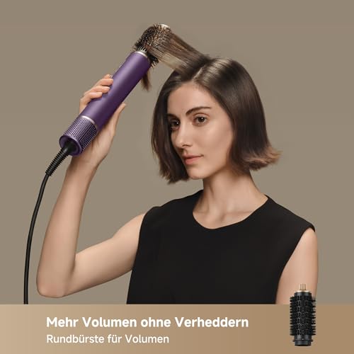 Dreame AirStyle Pro 2026 NEW, 7-in-1-Hairstyler, Schnelltrocknend, 2 Lockenaufsätze, Volumen für das Haar, glättende Bürste, Frizz-Reduzierung, Lederset, Airflow-Styling, Magnetdesign