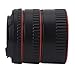 Auto Focus Macro Extension Tube Set, Tosuny Metal Auto Focusing Macro Extension Lens Adapter Tube Rings Set Suitable for EF Mount
