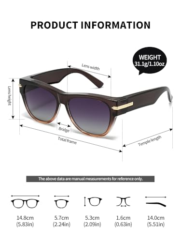 Fit Over Glasses Polarized Sunglasses for Women And Men Stylish Square Design Sun Glasses2