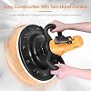 2880W Electric Concrete Cement Mortar Trowel Wall Smoothing Polishing Machine, 110V/220V Adjustable Speed Cement Mortar Trowel, Handheld Wiper Plastering Bucket Trowel Tools