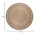 Hanse Home Jute Teppich Rangpur Rund – Natur Wohnzimmerteppich - Handgewebt & Natürlich – Boho Naturfaser Juteteppich für Wohnzimmer, Schlafzimmer, Esszimmer, Flur, Küche – Natur Braun, 100cm