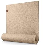 Sidorenko – Sidorenko moderner Tischläufer aus Filz beige - 150x40cm - A