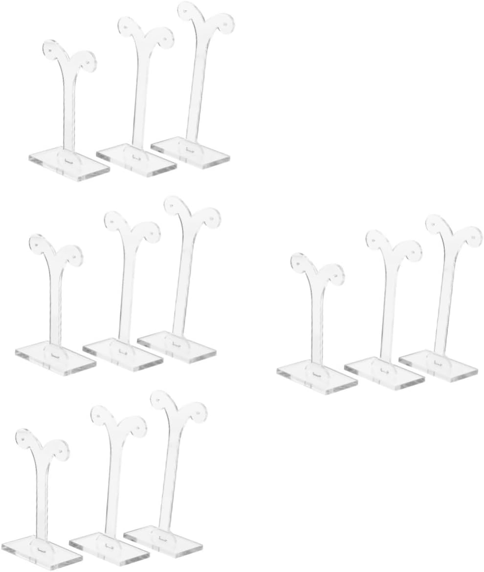 MAGICLULU 12pcs Drop Earrings Rack Earring Organizer Holder for Desktop Display Stand for Jewelry Stores