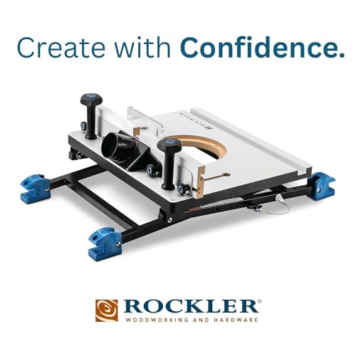 Rockler Convertible Benchtop Router Table – Convertible Routers for Woodworking Fits Most Routers – Unique Base Design Router Table – Benchtop Wood Router Includes 4 Modes in 1 Table - Thumbnail 2