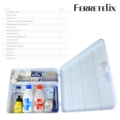Variante de Ferretelix botiquin primeros auxilios 280 x 250 x 100 mm