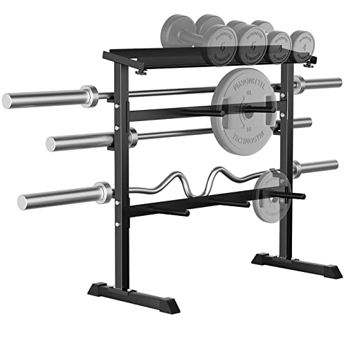 UBOWAY Compact Dumbbell Rack Stand Barbell Rack Weight rack for