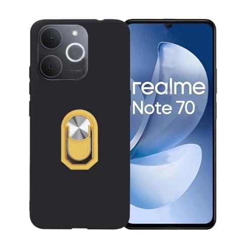 CongJiaLingXi�P�[�X�̂��߂�Realme Note 70T (6.74") �����O�T�|�[�g�A�_�炩���V���R�[���V�F���̏_��ȃo���p�[�h�Ռ�TPU�ی�J�o�[�������,�C�G���[