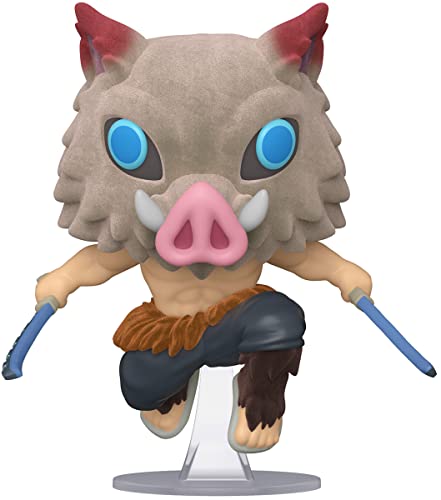 Figurine Funko Pop Animation Demon Slayer Inosuke Hashibira flocked edition Neuf - vue 3