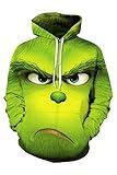 Abrigo De Pelicula Para Hombre Sudadera Con Capucha Verde De Manga Larga Unisex Sudadera Con Capucha Jersey Con Capucha, L