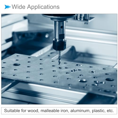 CoCud Extra Lange Spiralbohrer 3mm Bohrer Durchmesser 120mm Länge Schnellarbeitsstahl Gerader Schaft Jobber Bohrer Bit - (Anwendung: für Holz Formbares Eisen Aluminium Plastik) 2Stk