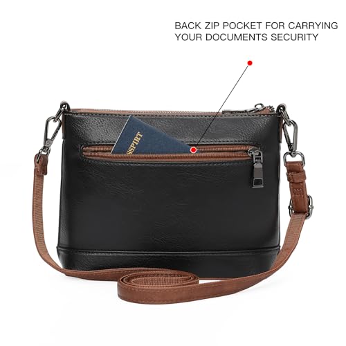 Image of GOIACII Crossbody Bags for Women Travel Purses Leather Handbags Medium Shoulder Bag with Adjustable Strap