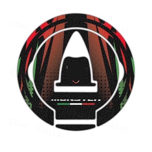 Autocollants Pour Bouchon De Réservoir Moto Pour Street Pour Fighter Pour V4 Pour V4S Pour V2 Pour Monster 821 800 797 620 Autocollant(Decal 002)