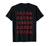 Zazas Zazas Nasatanada Zazas Satanism T-Shirt