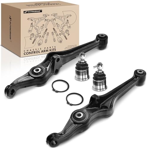 A-Premium 4Pcs Front Suspension Kit, Lower Control Arm, Lower Ball Joint, Compatible with Honda Accord 1998-2002 & Acura TL 1999-2003, CL 2001-2003