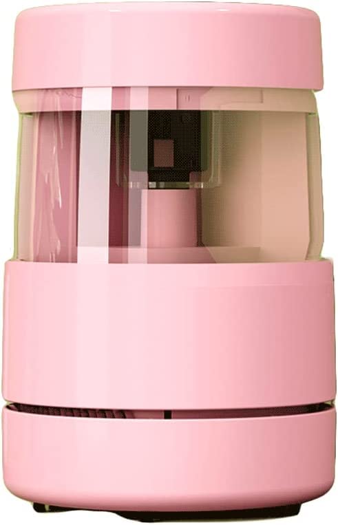 Taille-crayon aspirateur 2 en 1 électrique avec réservoir de copeaux