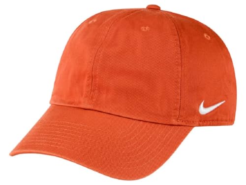 Image of Nike Club Swoosh Cap /w Adjustable Strap - Unisex (US, Alpha, Small, Medium, H86 Black /Black)