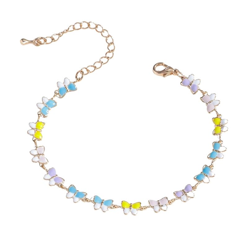 Daisy Foot Chain for Women Oil Dropped Copper Anklet Design | Style-1-picture-24