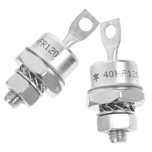 DONFAMDS 2pcs Spiral Rectifier Diode 40a 1200v Metal Stud Mount Battery Charging Motor Converter Diode for Automotive Alternators and Generators