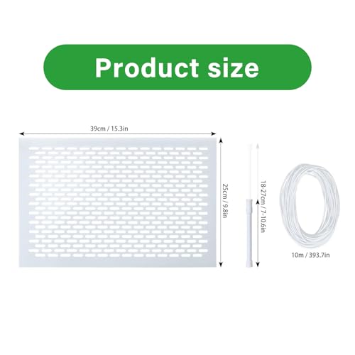 Red protectora de escombros para piscinas y jacuzzis de jardín 5