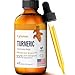 Turmeric Essential Oil - for Face & Skin Care - Great in Soap or Ointment - Non-GMO, Pure, Undiluted & Strong! Helps Hair Growth, Eczema, Acne, Aging - Cold and Flu Relief - with Dropper (4 oz.)